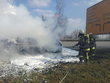 Transporter-Brand auf der A 92, 20.03.2012