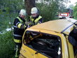 &Uuml;bung - PKW gegen Baum, 14.05.2012