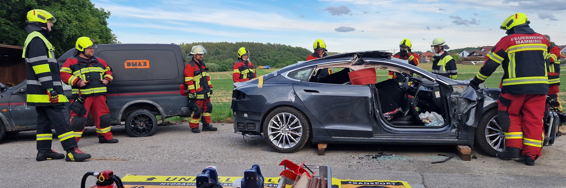 Technische Hilfeleistung bei einer Übung