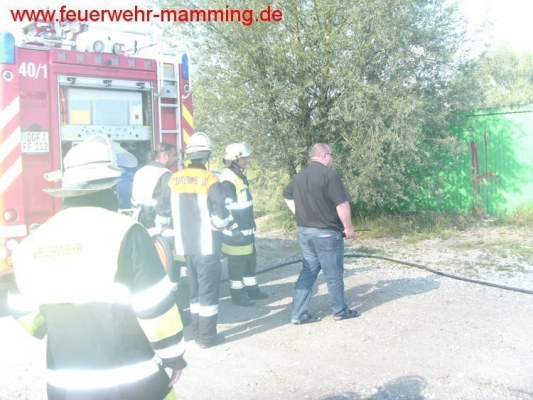 Foto zum Einsatz Containerbrand