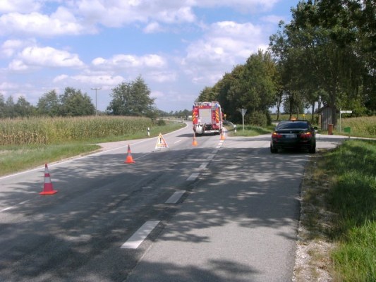 Foto zum Einsatz Ölspur auf der St 2074