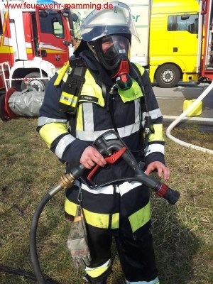Foto zum Einsatz Transporter-Brand auf der A 92