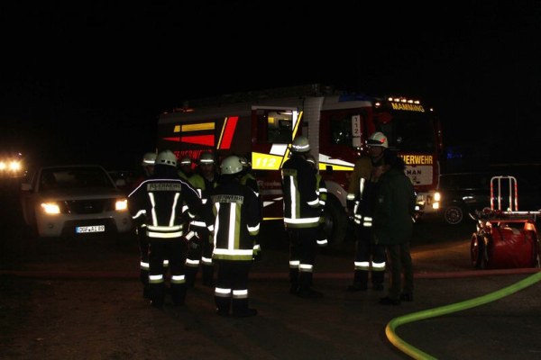 Foto zum Einsatz Erneuter Brand einer Pferdestallung