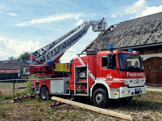 Foto zum Einsatz Notreparatur Dach nach Sturm