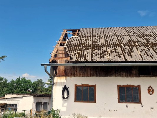 Foto zum Einsatz Notreparatur Dach nach Sturm