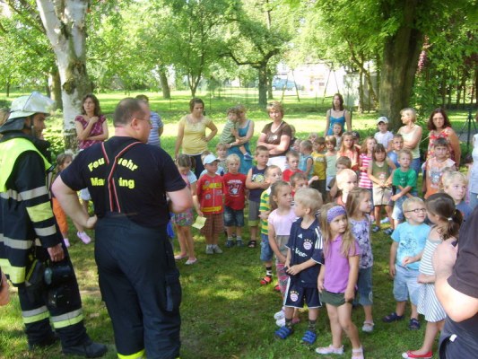 Foto zum Termin Einsatzübung Kindergarten Mamming