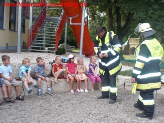 Foto zum Termin Branderziehung im Kindergarten