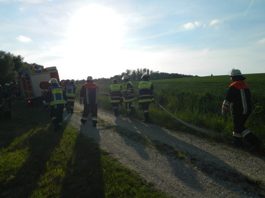 Foto zum Termin Waldbrandübung in Töding
