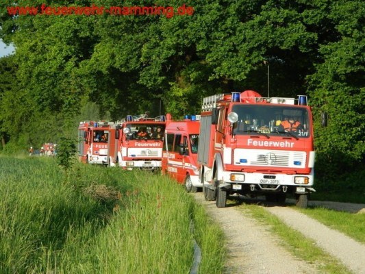 Foto zum Termin Waldbrandübung in Töding