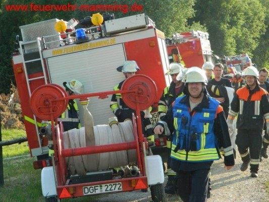 Foto zum Termin Waldbrandübung in Töding