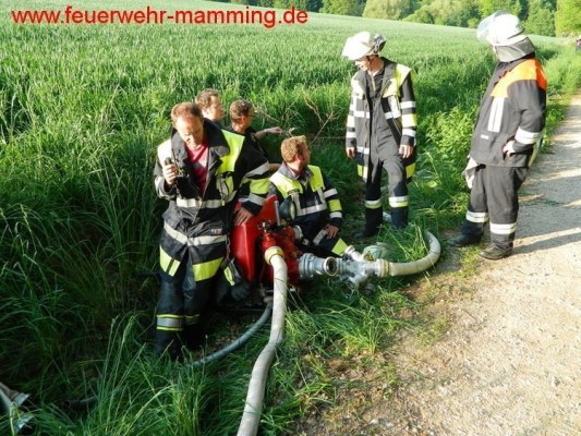 Foto zum Termin Waldbrandübung in Töding