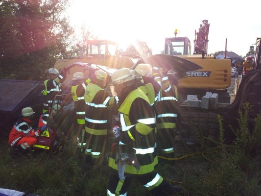 Foto zum Termin Gemeinschaftsübung mit BRK