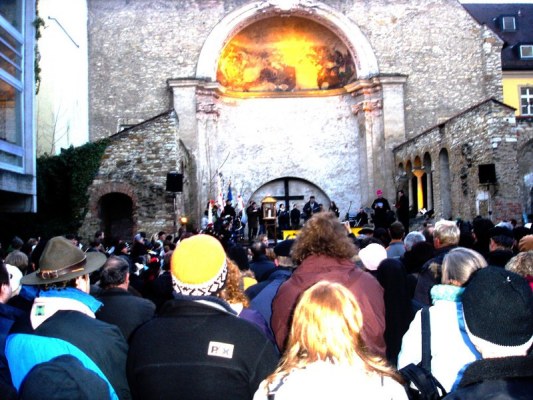 Foto zum Termin Abholung des Friedenslichts