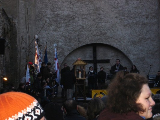 Foto zum Termin Abholung des Friedenslichts