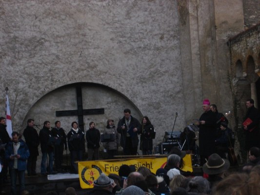 Foto zum Termin Abholung des Friedenslichts