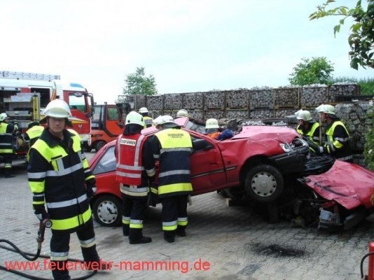 Foto zum Termin Gemeinschaftsübung THL mit FF Landau