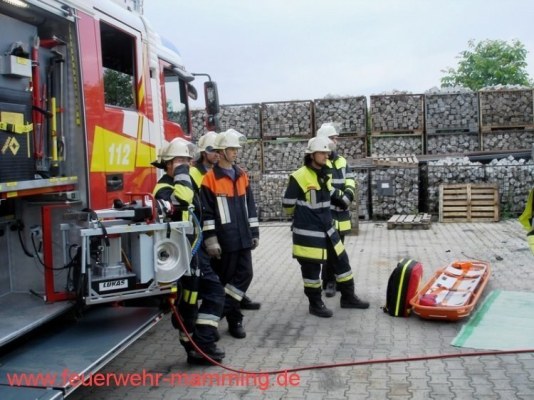 Foto zum Termin Gemeinschaftsübung THL mit FF Landau