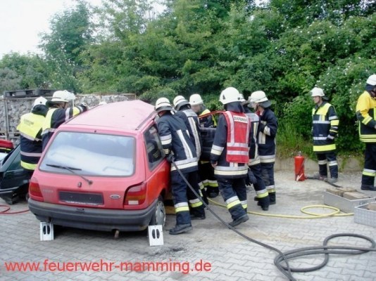 Foto zum Termin Gemeinschaftsübung THL mit FF Landau