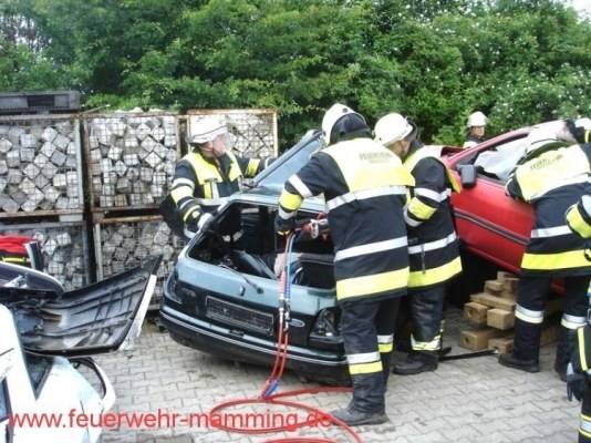 Foto zum Termin Gemeinschaftsübung THL mit FF Landau
