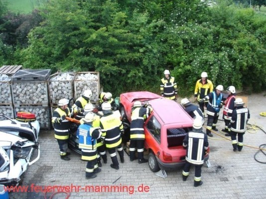Foto zum Termin Gemeinschaftsübung THL mit FF Landau