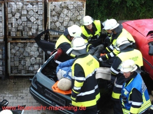Foto zum Termin Gemeinschaftsübung THL mit FF Landau