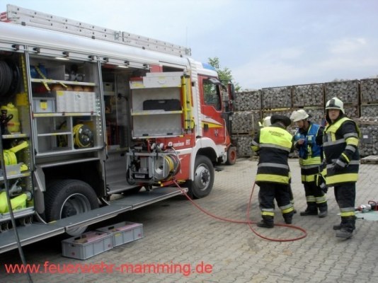 Foto zum Termin Gemeinschaftsübung THL mit FF Landau