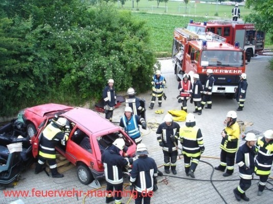 Foto zum Termin Gemeinschaftsübung THL mit FF Landau