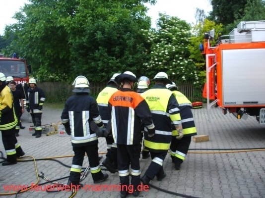 Foto zum Termin Gemeinschaftsübung THL mit FF Landau