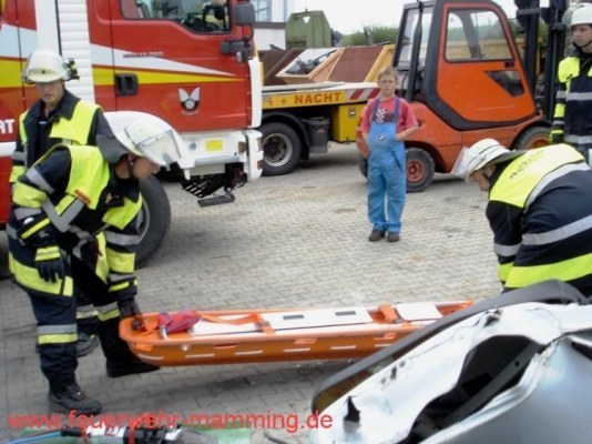 Foto zum Termin Gemeinschaftsübung THL mit FF Landau