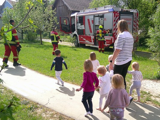 Foto zu Evakuierungsübung KiGa Haus 1