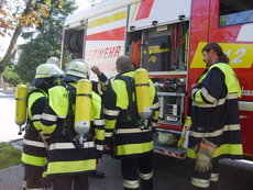 Einsatzübung Kindergarten Mamming