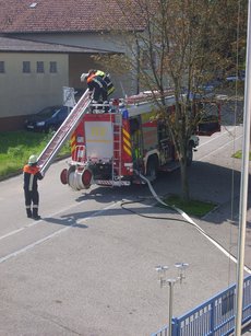Einsatzübung Kindergarten Mamming