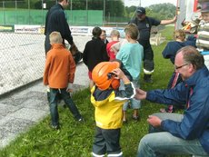 Fußballjugend bei der Feuerwehr