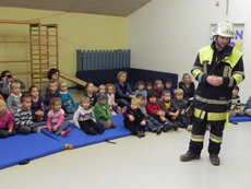 Einsatzübung im Kindergarten Mamming