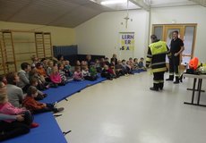 Einsatzübung im Kindergarten Mamming