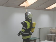 Einsatzübung im Kindergarten Mamming