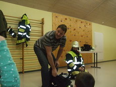 Einsatzübung im Kindergarten Mamming