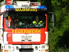 Waldbrandübung in Töding