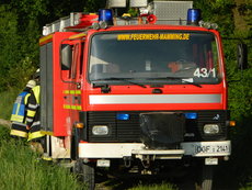 Waldbrandübung in Töding