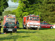 Waldbrandübung in Töding