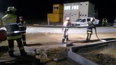 Einsatzübung und Begehung