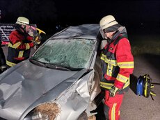 THL Übung "Verkehrsunfall"