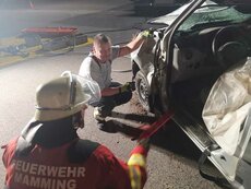 THL Übung "Verkehrsunfall"