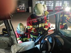 THL Übung "Verkehrsunfall"