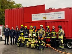 Brandcontainer des LFV