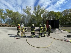 Brandcontainer des LFV