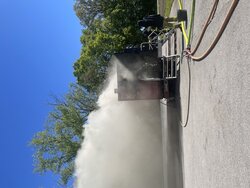 Brandcontainer des LFV