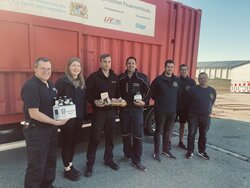 Brandcontainer des LFV