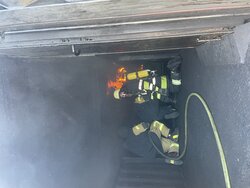 Brandcontainer des LFV