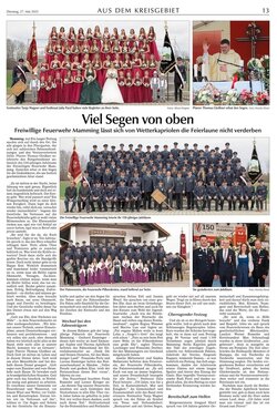 150 Jähriges Gründungsfest FF Mamming